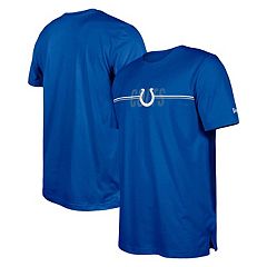 Men's Junk Food Royal Indianapolis Colts Slant T-Shirt