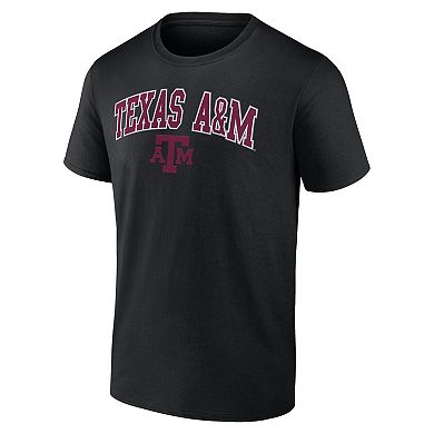 Men's Fanatics Branded Black Texas A&M Aggies Campus T-Shirt