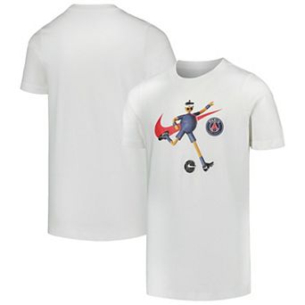 Youth Nike White Paris Saint-Germain Mascot T-Shirt