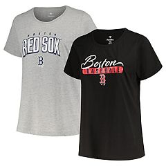 Refried Apparel Navy Boston Red Sox Cropped T-Shirt