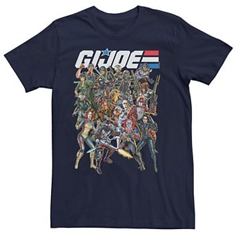 Men's G.I. Joe Heroes And Villains Group Shot Graphic Tee