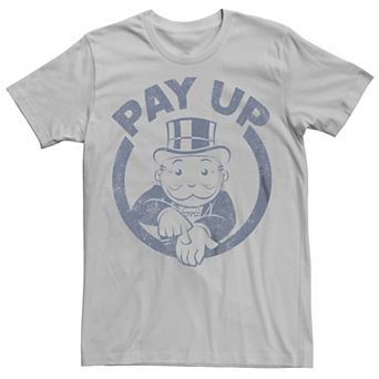 Men's Monopoly Man Pay Up Graphic Tee