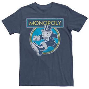 Men's Monopoly Man Run to the Finish Graphic Tee