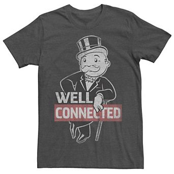 Men's Monopoly Man Well Connected Graphic Tee
