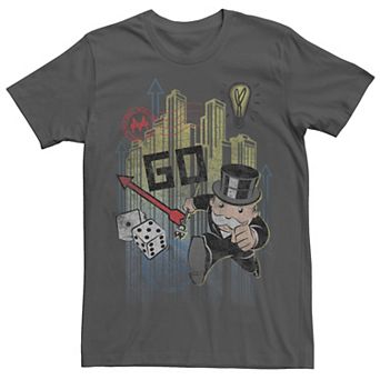 Men's Monopoly Only Moving Forward Graphic Tee