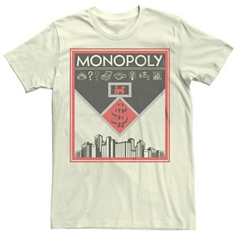 Men's Monopoly Vintage Box Cover Graphic Tee