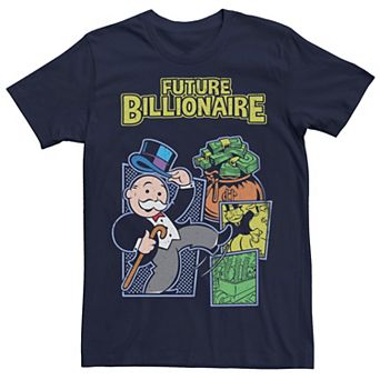 Men's Monopoly Man Future Billionaire Graphic Tee