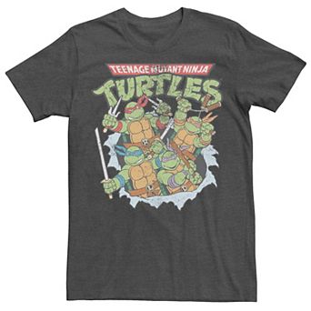 Men's Nickelodeon Teenage Mutant Ninja Turtles Breaking Walls Graphic Tee
