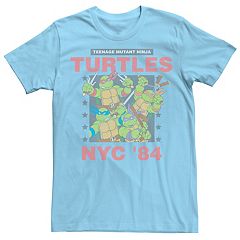 Teenage Mutant Ninja Turtles: Mutant Mayhem Faces Adult Short Sleeve T-Shirt Navy / XL