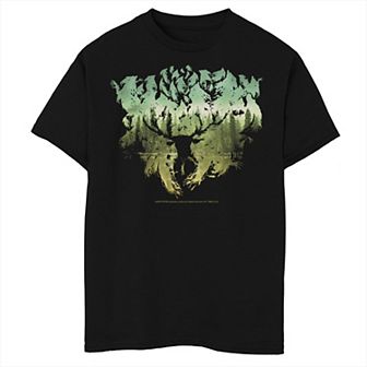 Boys 8-20 Harry Potter Patronus Dementor Silhouette Husky Tee