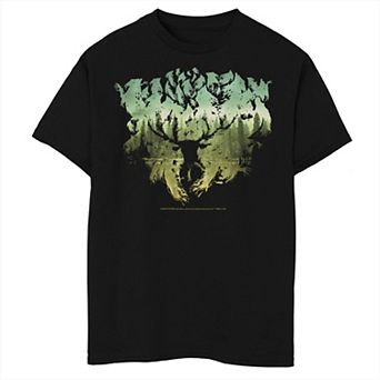 Boys 8-20 Harry Potter Patronus Dementor Silhouette Husky Tee