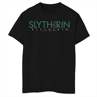 Boys 8-20 Harry Potter Slytherin House Simple Text Husky Tee