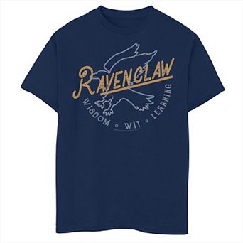 Boys 8-20 Harry Potter Ravenclaw Wisdom Wit Learning Stamp Husky Tee