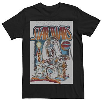 Men's Star Wars Classic Group Poster Graphic Tee
