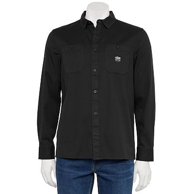 Men's Vans® Solid Lokkit Long Sleeve Woven Shirt