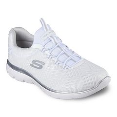 Skechers white memory clearance foam