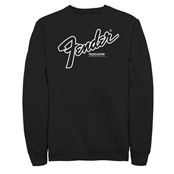 Big & Tall Fender White Outline Logo Fleece Sweatshirt