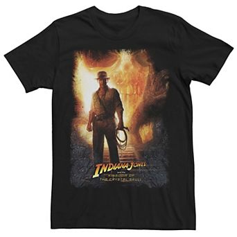 Men's Indiana Jones And the Kingdom of the Crystal Skull Movie Poster Graphic Tee
