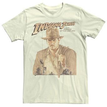 Men's Indiana Jones Raiders of the Lost Ark Movie Poster Graphic Tee