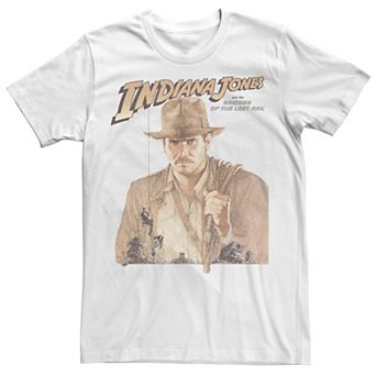Men's Indiana Jones Raiders of the Lost Ark Movie Poster Graphic Tee