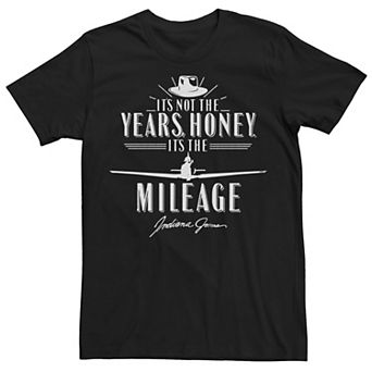 Men's Indiana Jones It's Not the Years Honey White Quote Graphic Tee