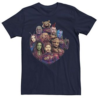 Men's Marvel Guardians Of The Galaxy Vol. 3 Group Badge Graphic Tee