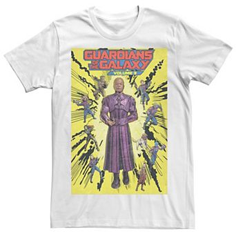 Men's Marvel Guardians of the Galaxy Vol. 3 Comic Book Style Cover Graphic Tee