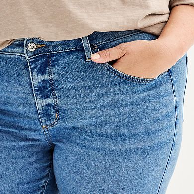 Plus Size Sonoma Goods For Life® Midrise Bootcut Jeans