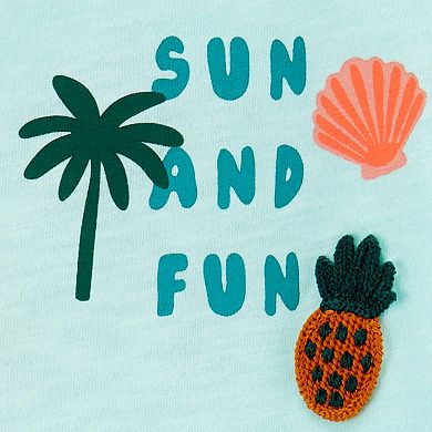 Toddler Girl Carter's Tropical Sun And Fun Graphic Tee