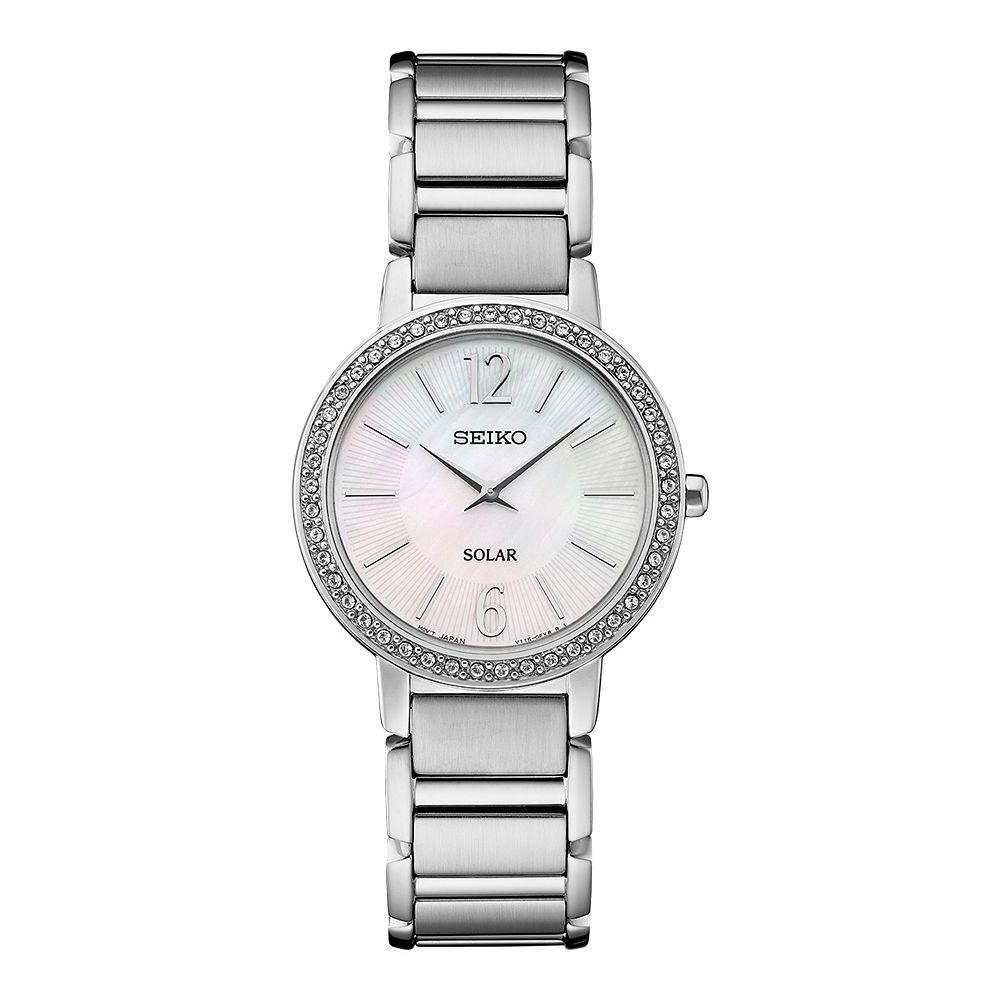 SEIKO Core Solar Mother of Pearl Dial Ladies Watch Dropship Seiko SUP295 Solar Core Mother Of Pearl Dial  main image 3