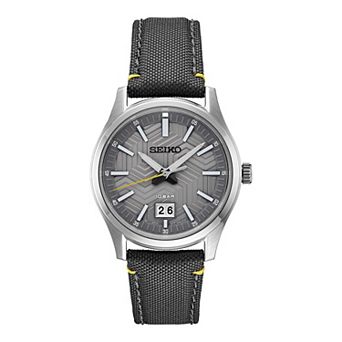 Seiko Men's Essentials Stainless Steel Quartz Gray Dial Watch - SUR543
