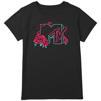 Girls MTV I Want My Rose Graphic Tee