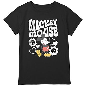 Girls Disney Mickey Mouse Groovy Graphic Tee