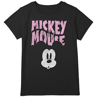 Girls Disney Mickey Mouse Scared Graphic Tee