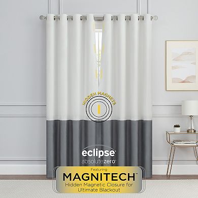 eclipse Magnitech 2-Pack Allure Colorblock Blackout Window Curtains