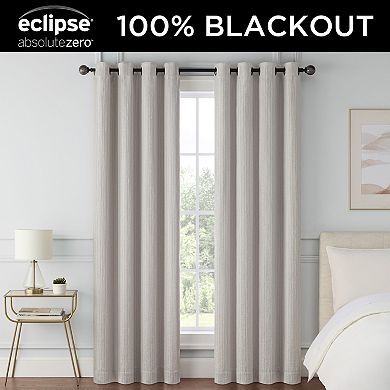 eclipse Magnitech Stratton 100% Blackout 2-Window Curtain Panels
