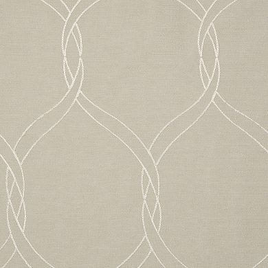 eclipse Magnitech Cambridge 100% Blackout 2-Window Curtain Panels