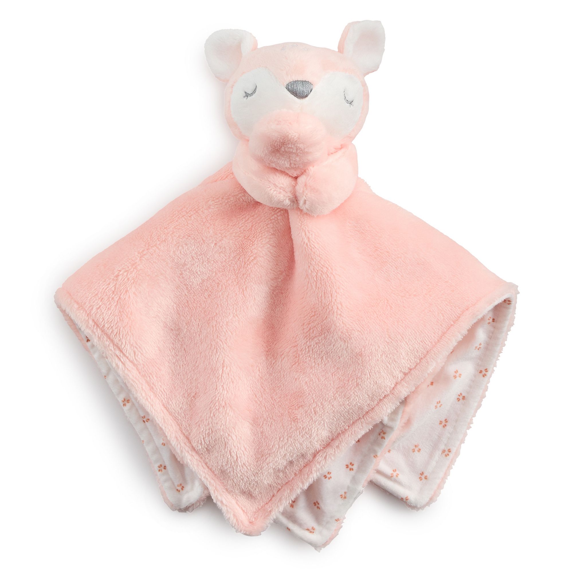Baby Carters Fawn Cuddle Plush Blankie, Pink