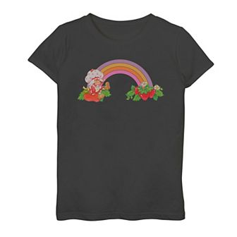 Girls Strawberry Shortcake Berries Across The Rainbow Graphic Tee