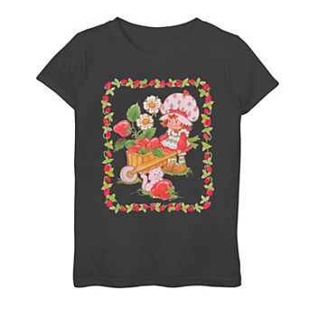 Girls Strawberry Shortcake Custard Picks The Berries Graphic Tee