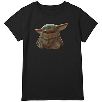 Girls Star Wars The Mandalorian The Child Portrait Graphic Tee