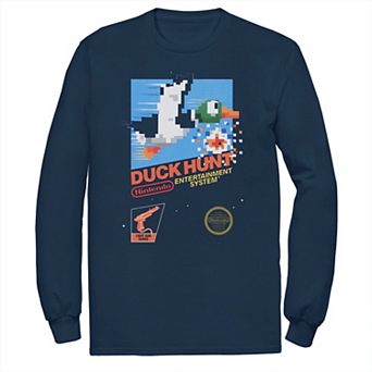 Big & Tall Nintendo Duck Hunt Videogame Cover Fleece Sweatshirt