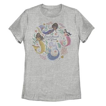 Disney's The Little Mermaid Live Action Juniors' Dance Beneath The Waves Graphic Tee