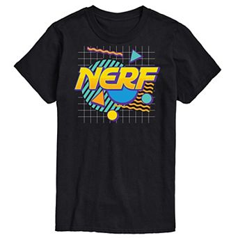 Big & Tall Nerf Logo New Wave Graphic Tee