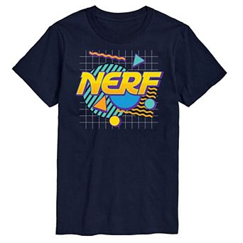 Big & Tall Nerf Logo New Wave Graphic Tee