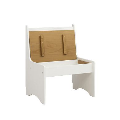 Linon Linson Small Back Rest Bench with Storage