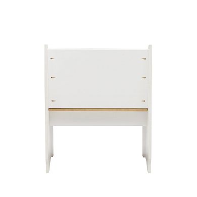 Linon Linson Small Back Rest Bench with Storage