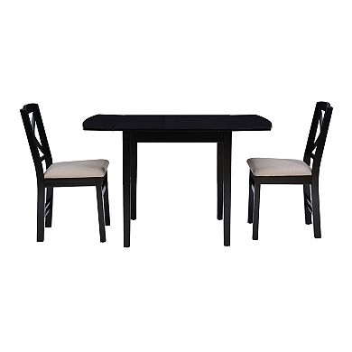 Linon Torino Drop Leaf 3-piece Dining Set