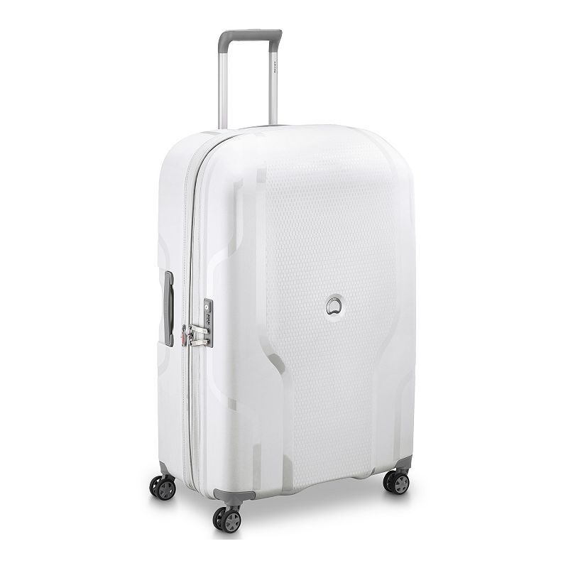 Delsey Clavel Hardside Spinner Luggage, White, 30 INCH