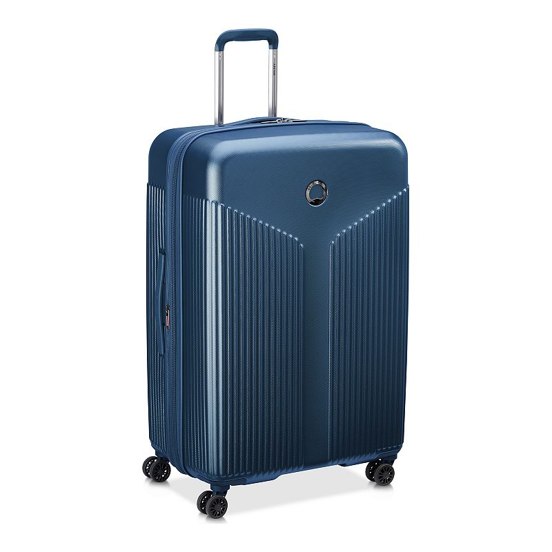 Delsey Comete 3.0 Hardside Expandable Spinner Luggage, Blue, 28 INCH